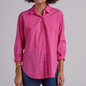 Xirena Beau Poplin Button Down, Size M, Orchid Pink